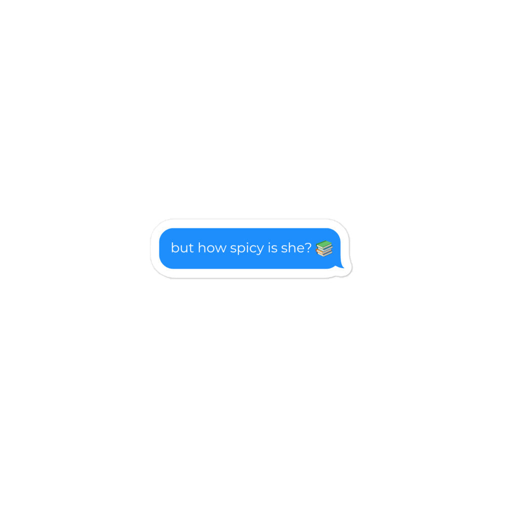 But How Spicy? text stickers