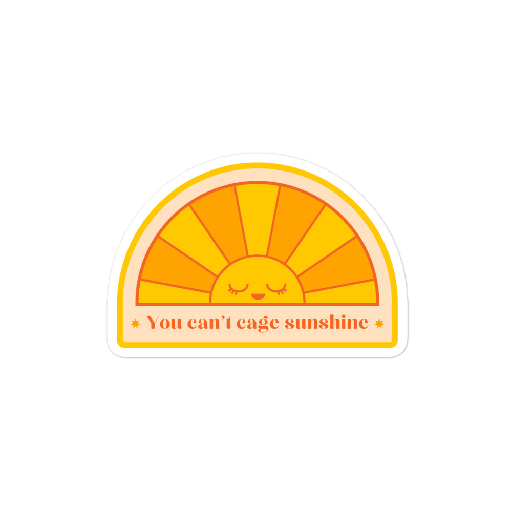 Cant Cage Sunshine Sticker