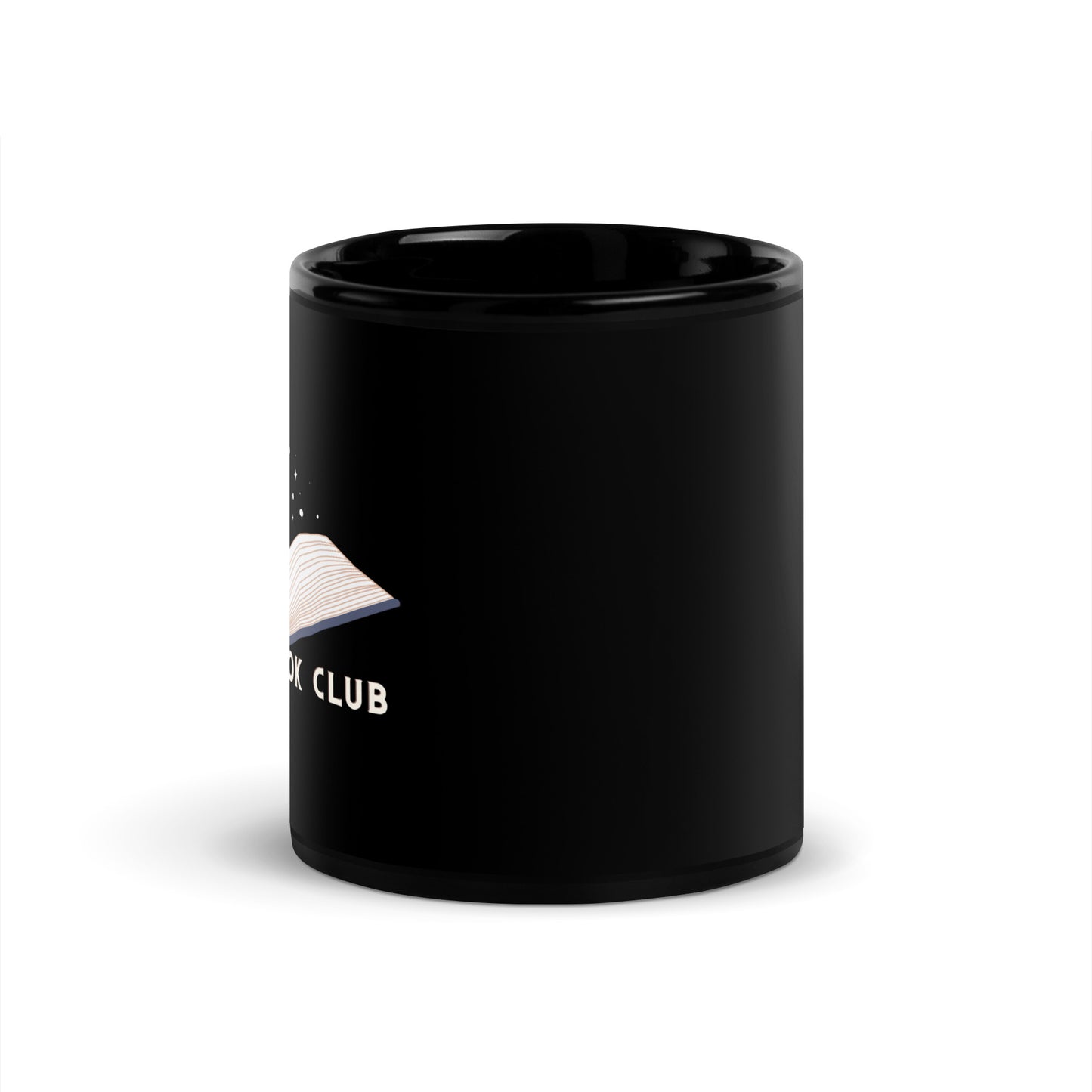 Oriens Book Club Black Glossy Mug