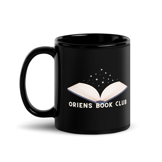 Oriens Book Club Black Glossy Mug