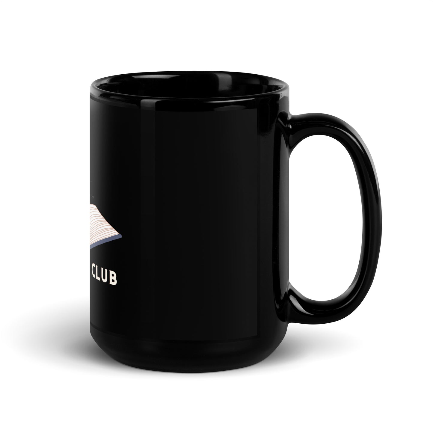 Oriens Book Club Black Glossy Mug