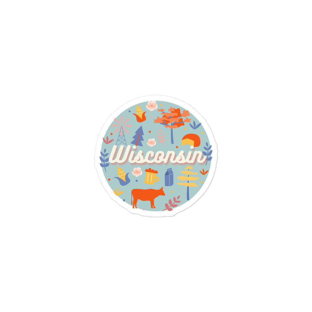 Wisconsin State Stickers