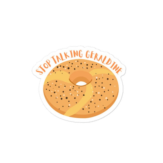 Geraldine Bagel Sticker