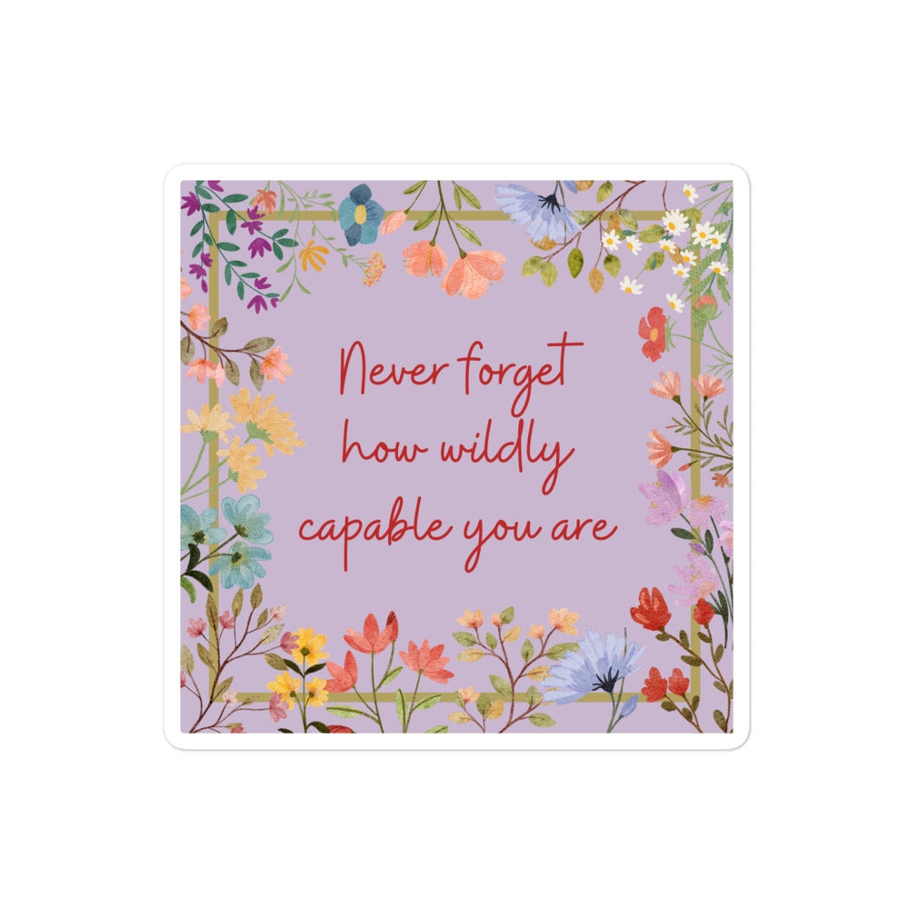 Wildflower Capable Sticker