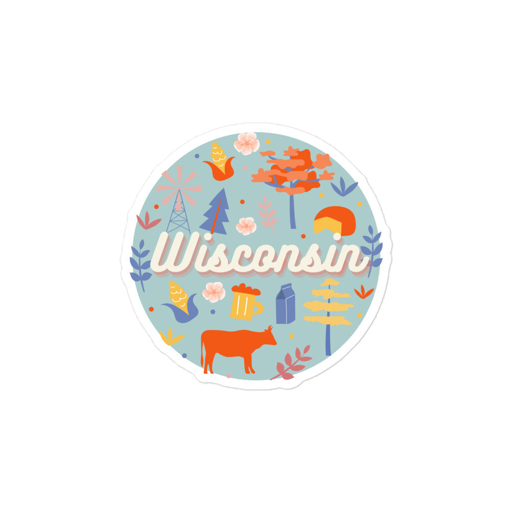 Wisconsin State Stickers