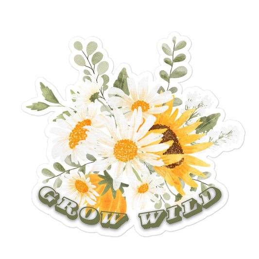 Grow Wild Sticker