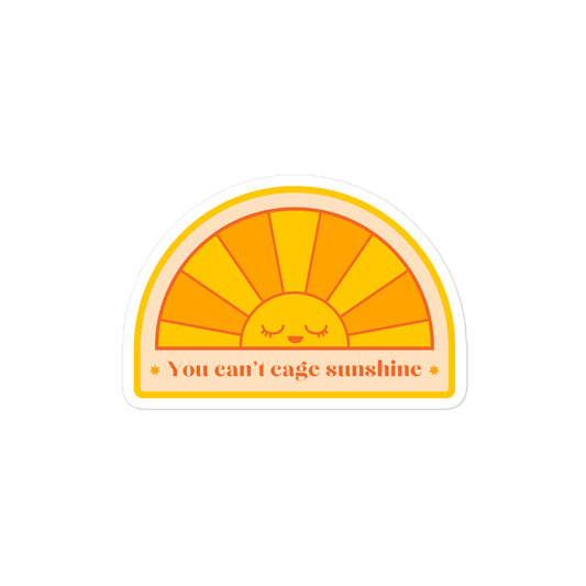 Cant Cage Sunshine Sticker