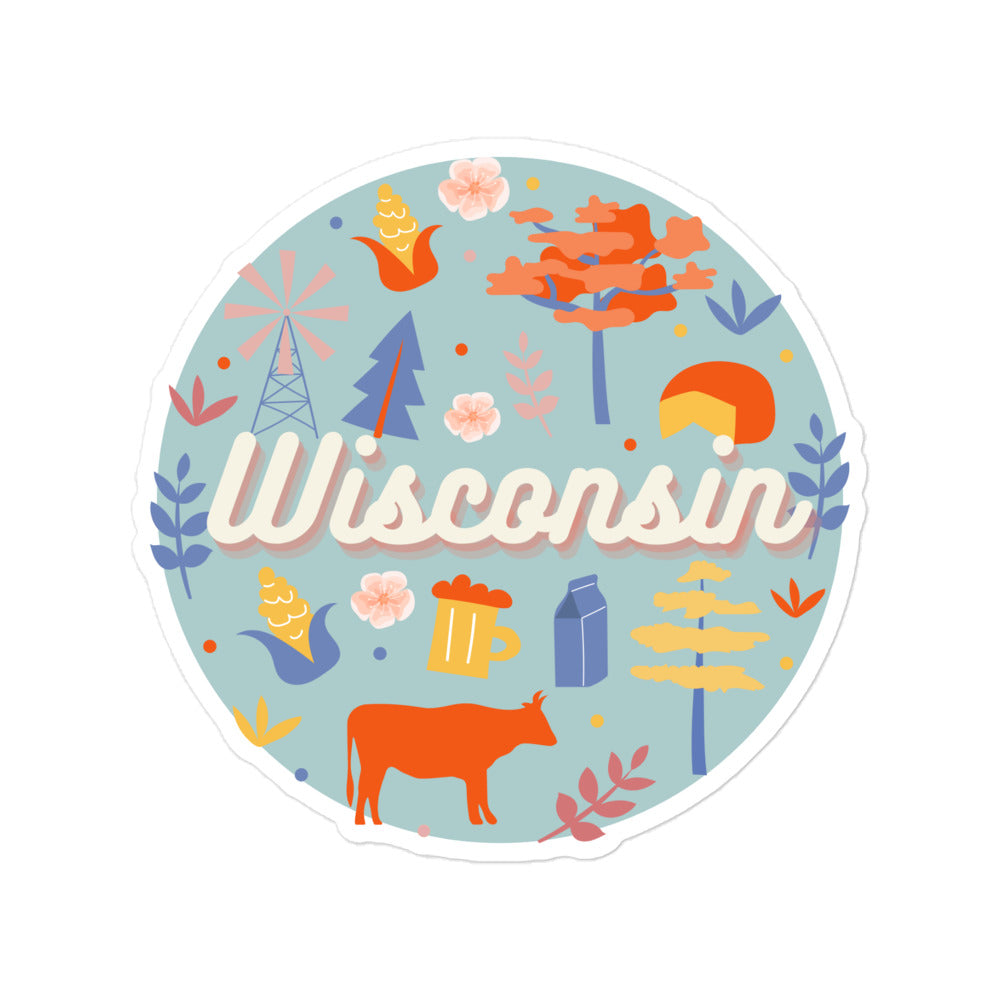 Wisconsin State Stickers